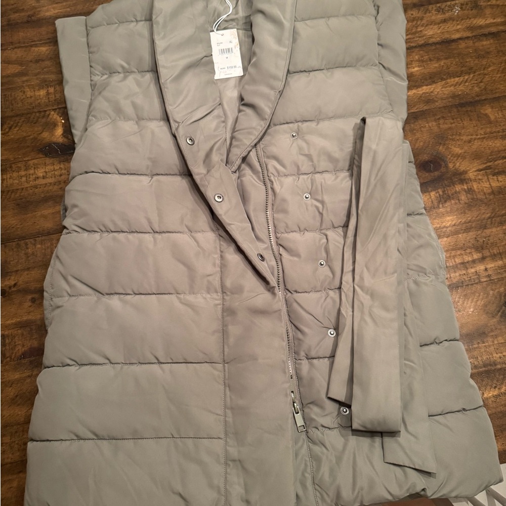 Splendid Light Green Quilted Vest